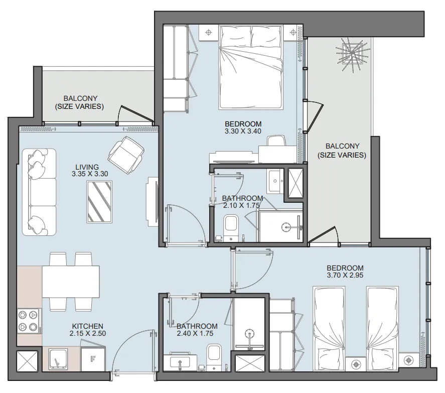 Reportage Properties Alba Tower floor plan