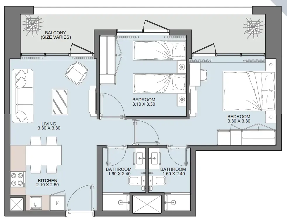Reportage Properties Alba Tower floor plan