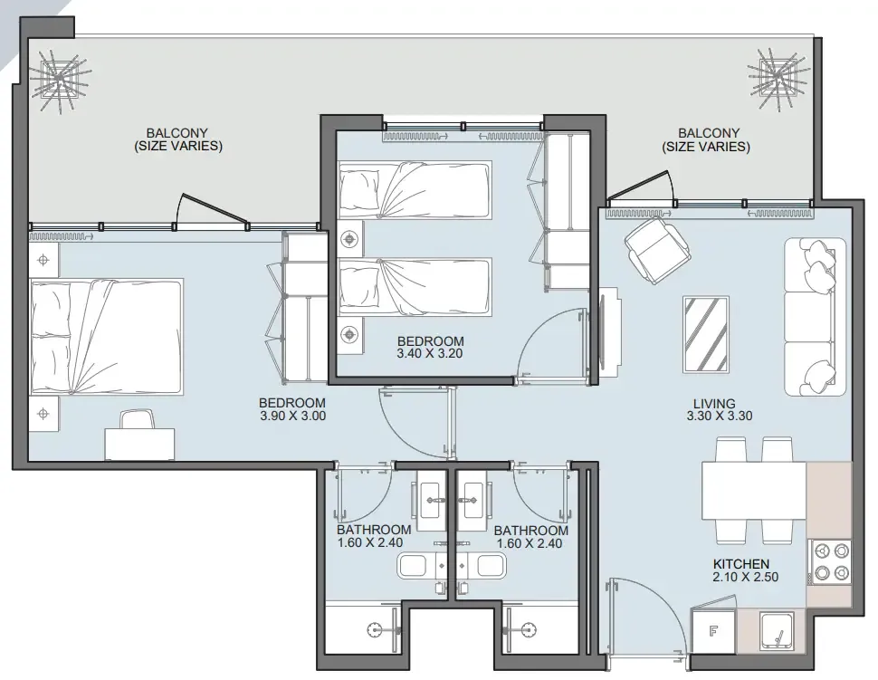 Reportage Properties Alba Tower floor plan