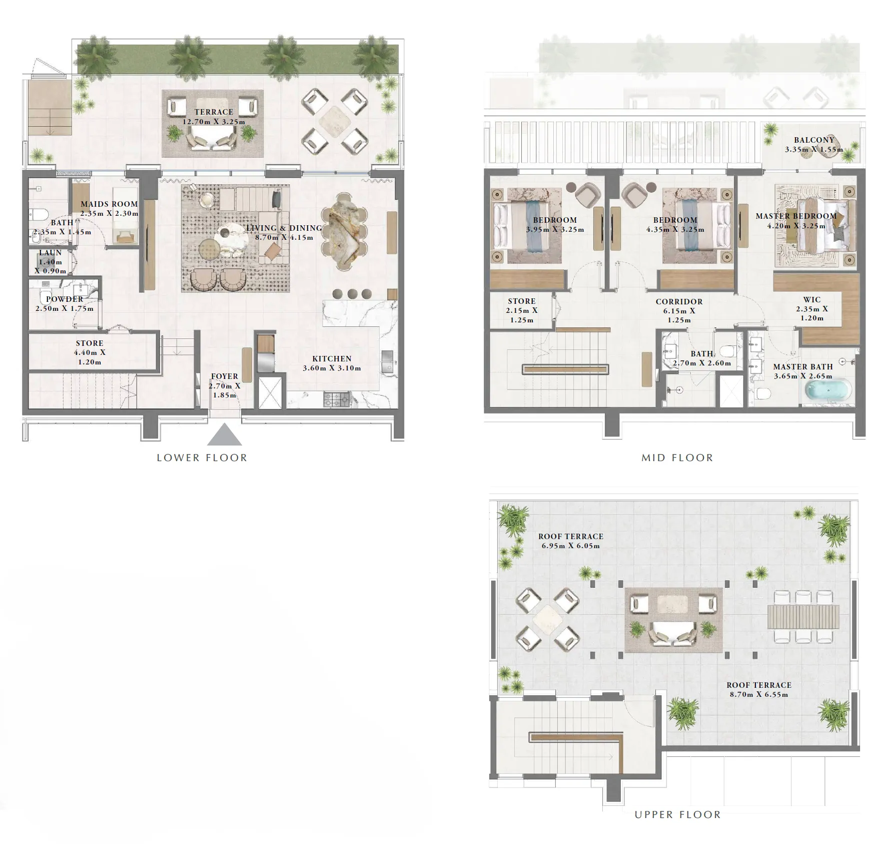 Emaar Albero floor plan