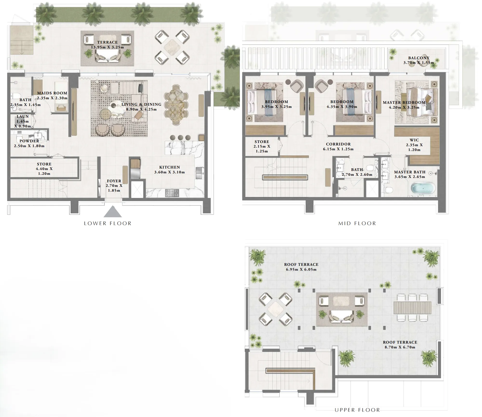 Emaar Albero floor plan