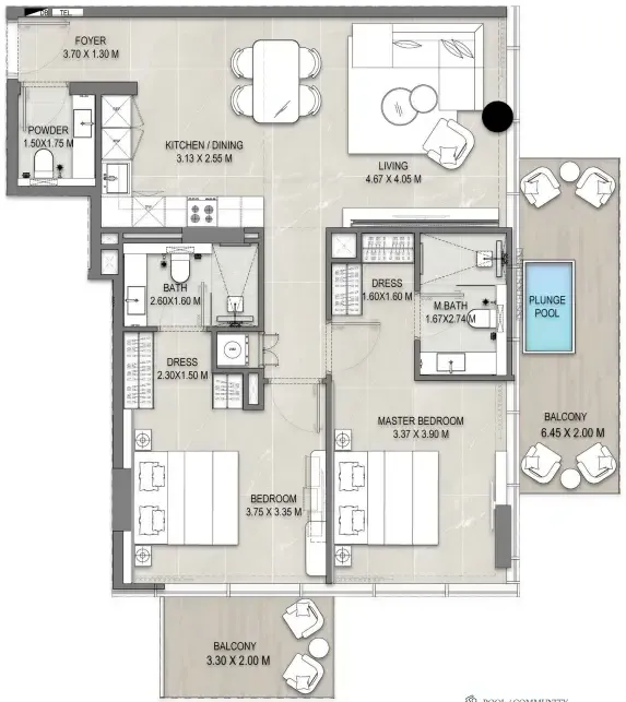 Mill Hill Riviera Development Allegro Park floor plan