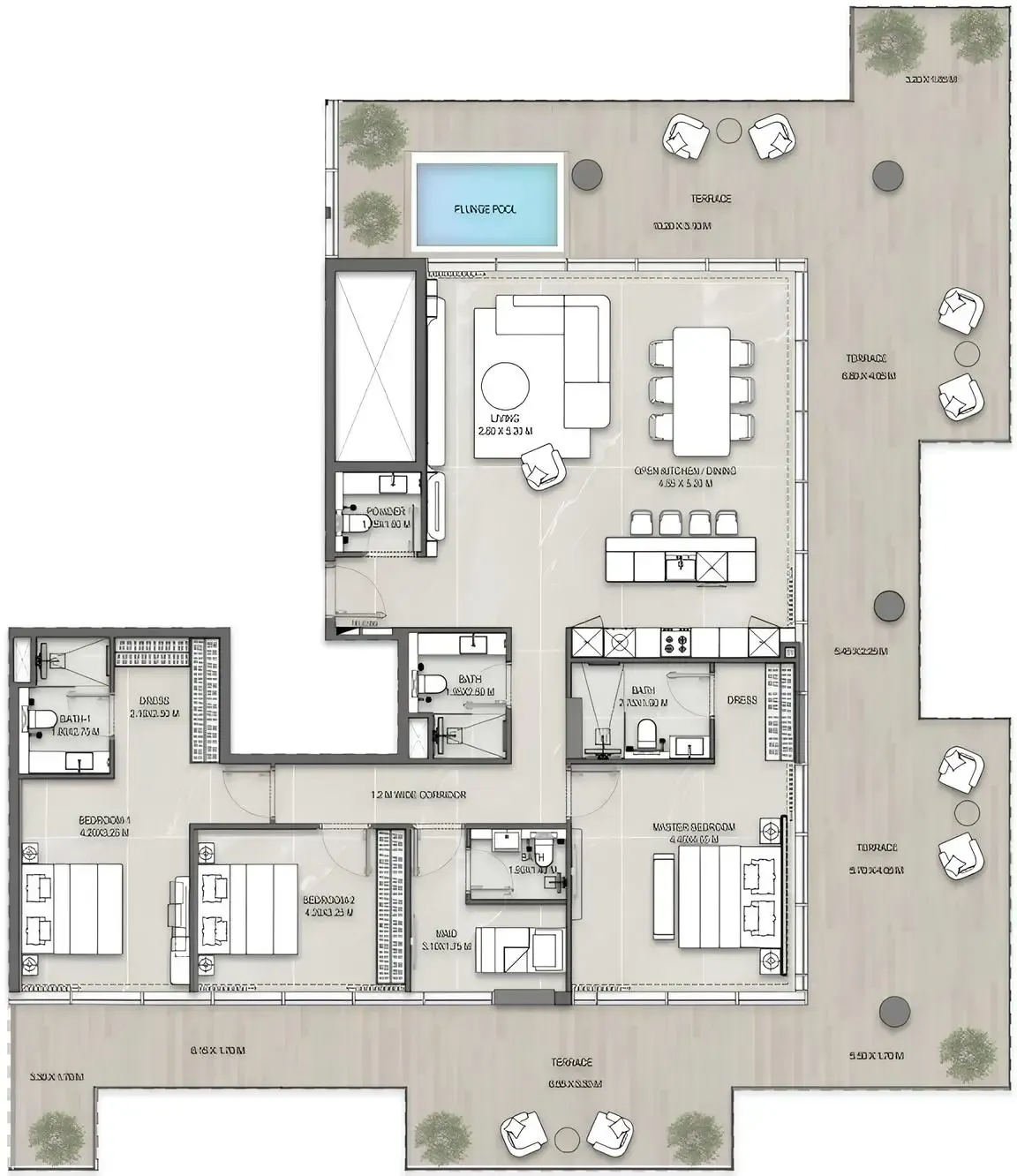 Mill Hill Riviera Development Allegro Park floor plan