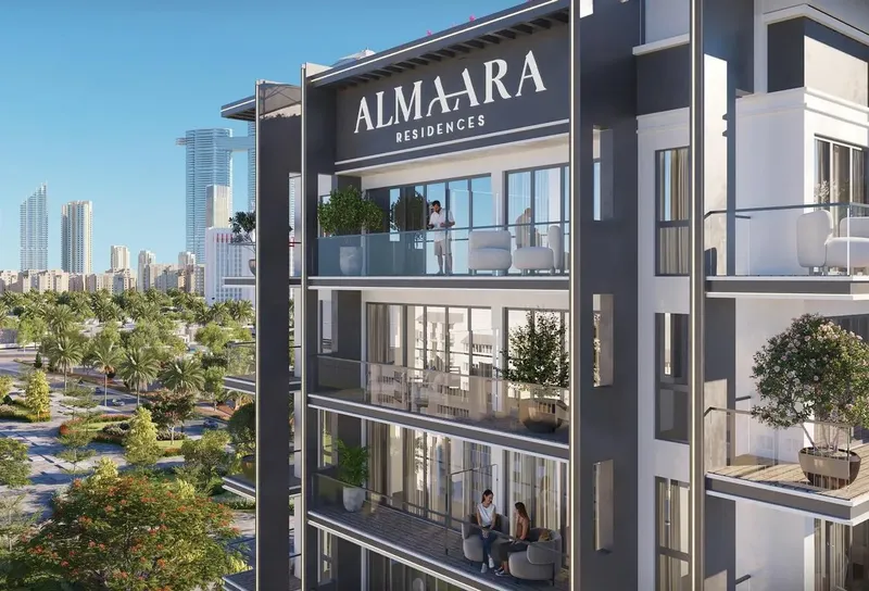 Exterior at Almaara Residences in Al Furjan Dubai