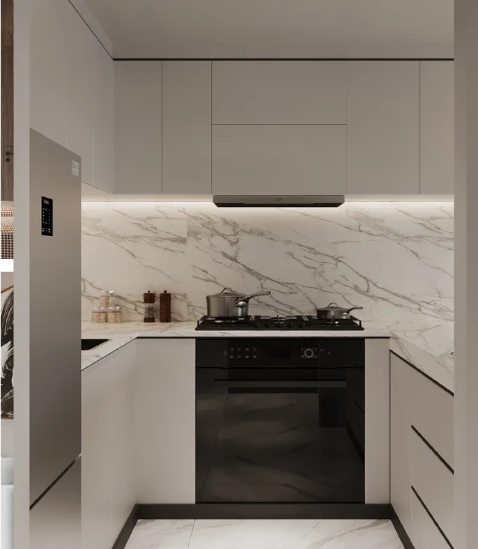 Interior at Almaara Residences in Al Furjan Dubai