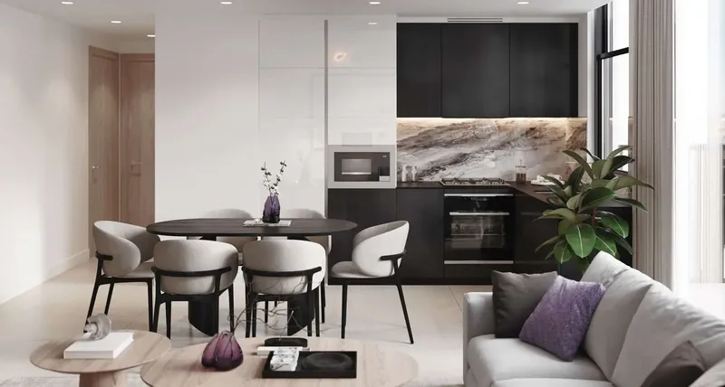 Interior at ALTA V1EW in JVC (Jumeirah Village Circle) Dubai