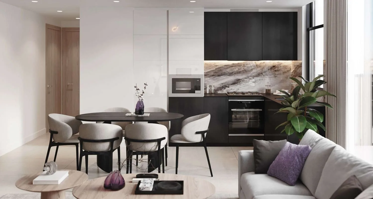 Interior at ALTA V1EW in JVC (Jumeirah Village Circle) Dubai
