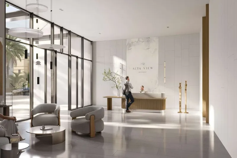 Lobby at ALTA V1EW in JVC (Jumeirah Village Circle) Dubai