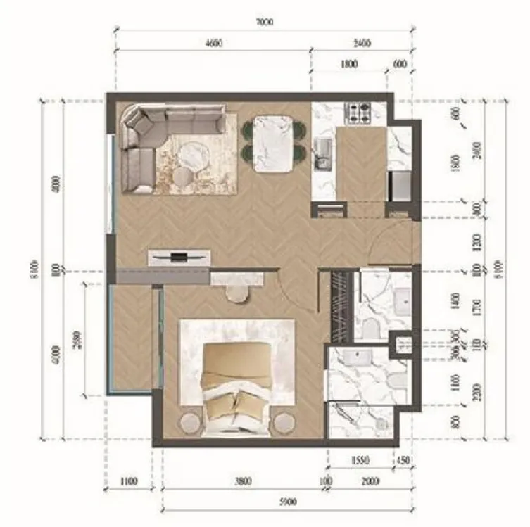 Tiger Group Altai Tower floor plan