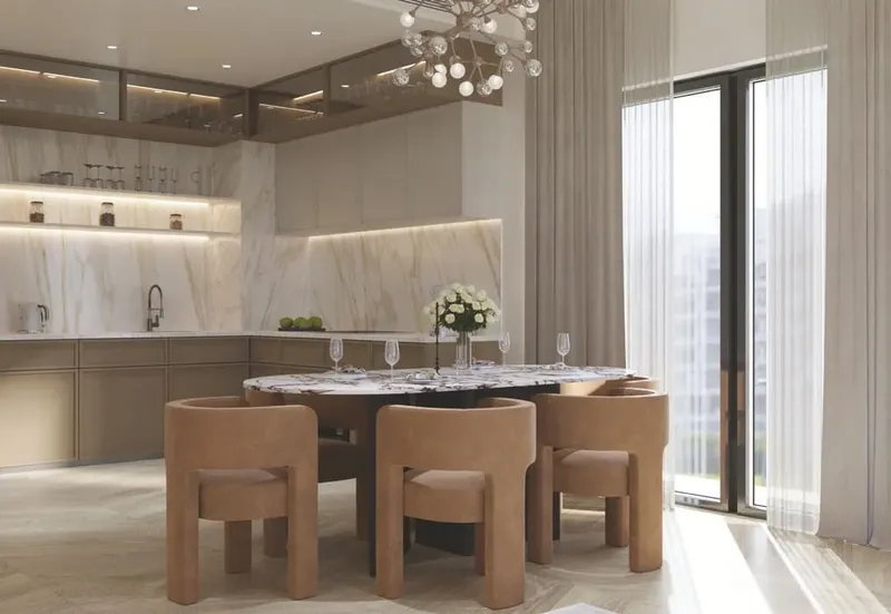 Interior at Altai Tower in JVT (Jumeirah Village Triangle) Dubai