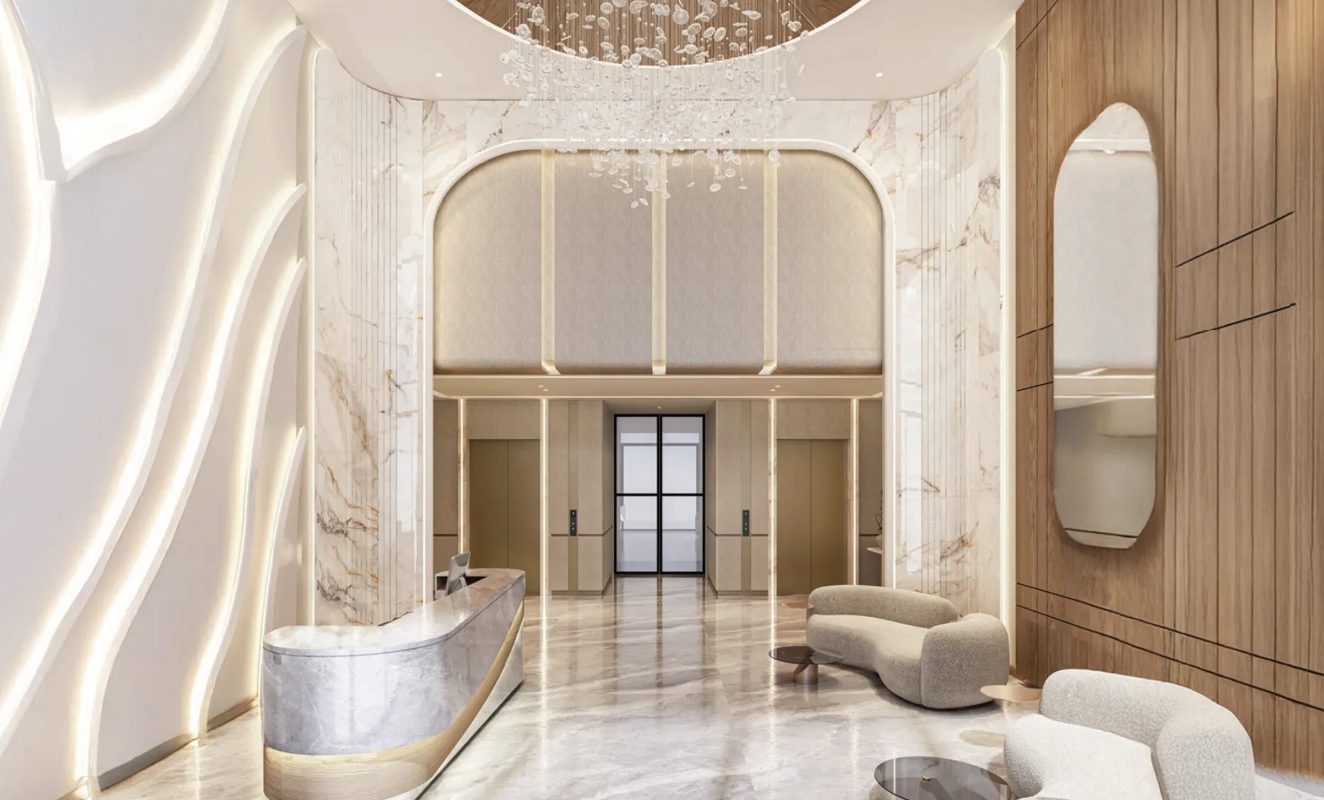 Lobby at Altair 52 in Dubai South Dubai