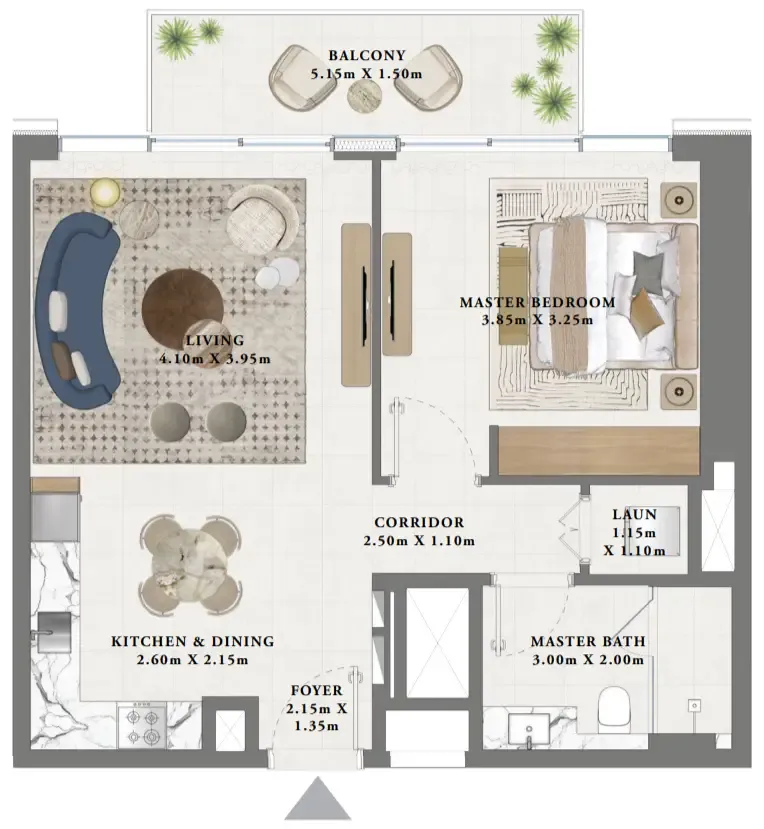 Emaar Altan floor plan