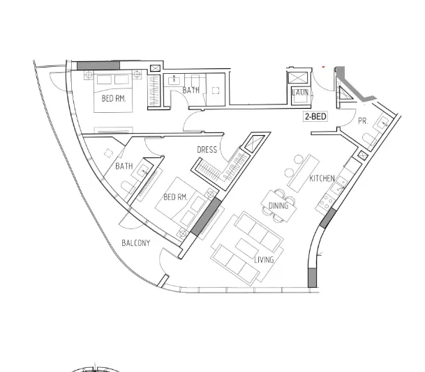 DAMAC Altitude de Grisogono floor plan