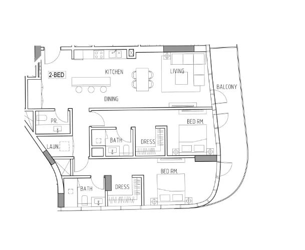 DAMAC Altitude de Grisogono floor plan