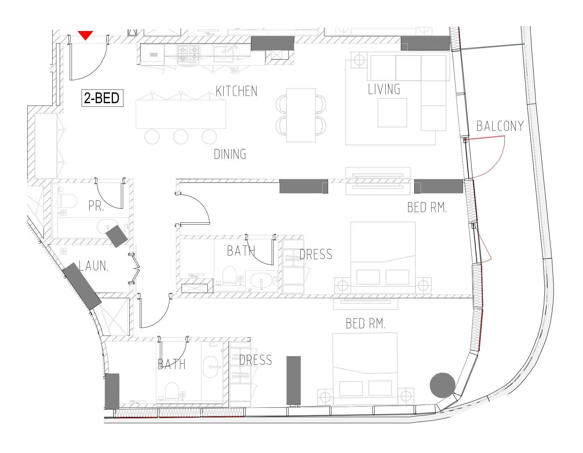 DAMAC Altitude de Grisogono floor plan