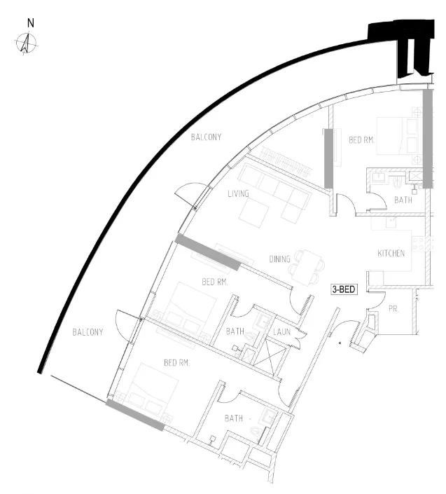 DAMAC Altitude de Grisogono floor plan