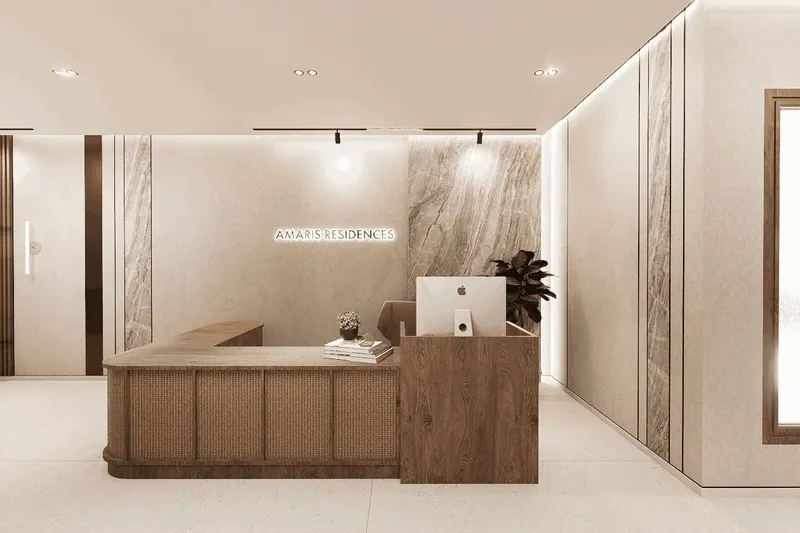 Lobby at Amaris Tower in JVC (Jumeirah Village Circle) Dubai