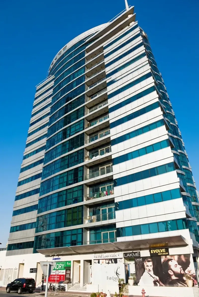 Exterior at Amaris Tower in JVC (Jumeirah Village Circle) Dubai