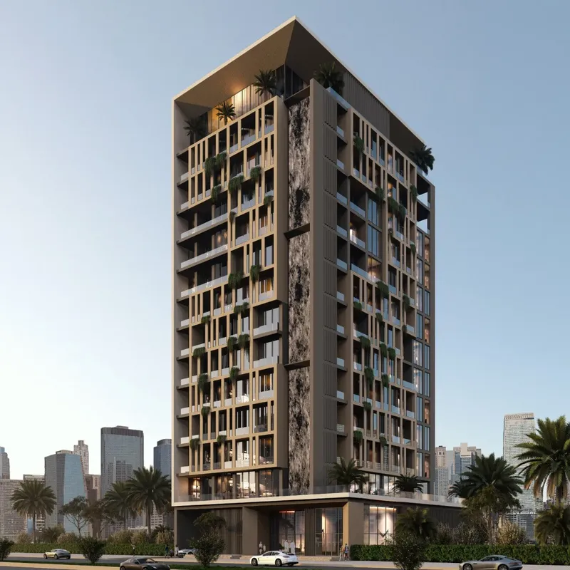 Exterior at Amazonia Residence in Al Jaddaf Waterfront Dubai