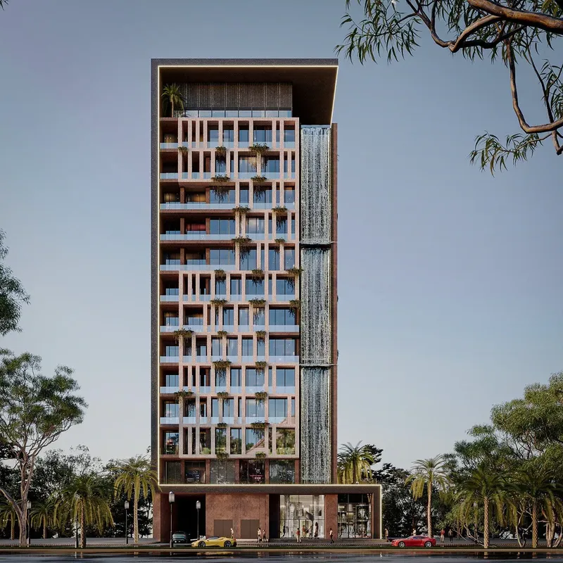 Exterior at Amazonia Residence in Al Jaddaf Waterfront Dubai