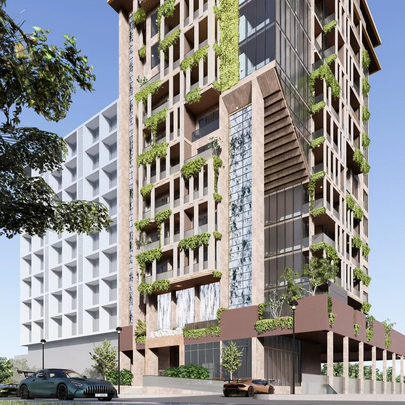 Exterior at Amazonia Residence in Al Jaddaf Waterfront Dubai