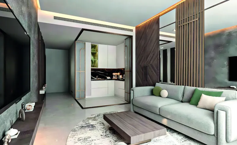 Interior at Amazonia Residence in Al Jaddaf Waterfront Dubai