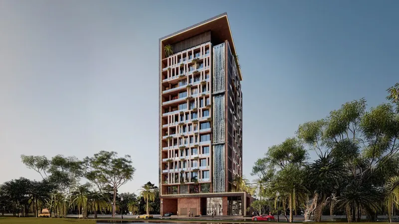 Exterior at Amazonia Residence in Al Jaddaf Waterfront Dubai