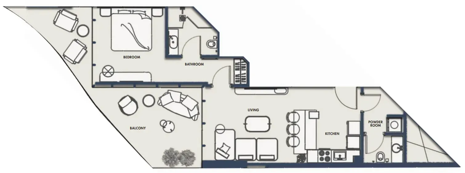 Citi Developers Amra Residences floor plan