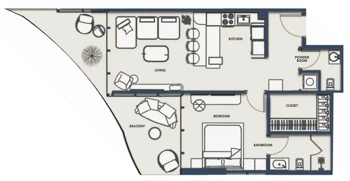 Citi Developers Amra Residences floor plan