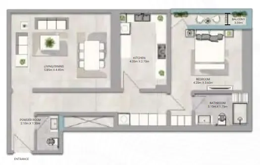 Emirates Properties Real Estate & Development Amwaj Tower floor plan