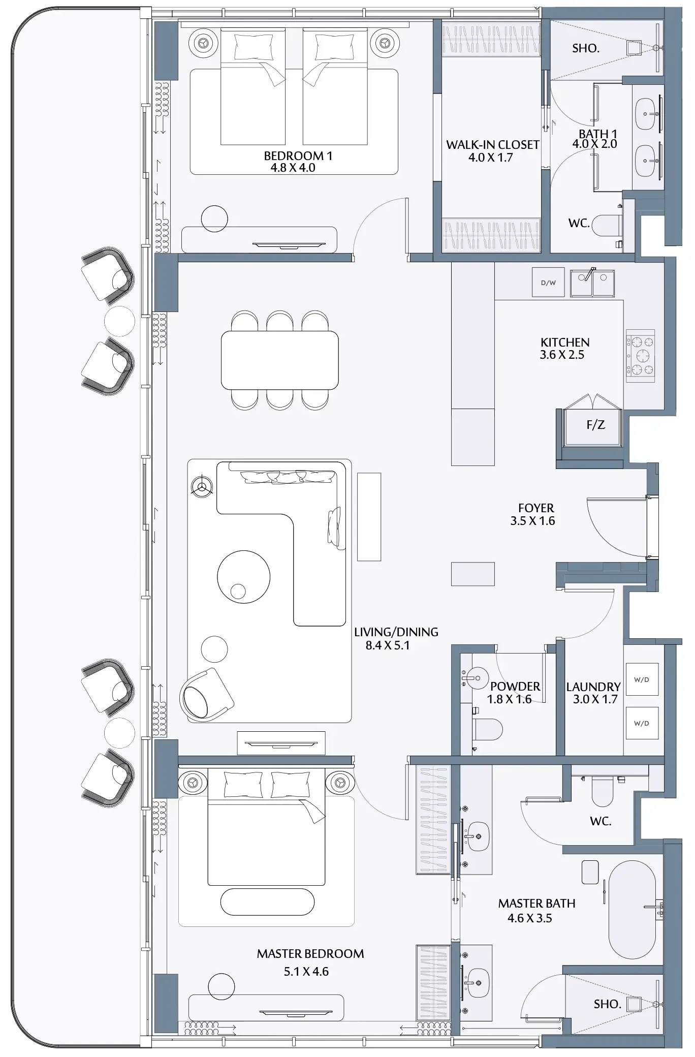 RAK Properties Anantara Mina floor plan