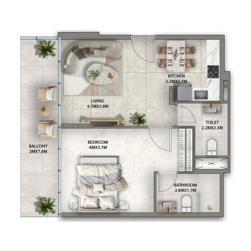 Karma Developers Antalya floor plan