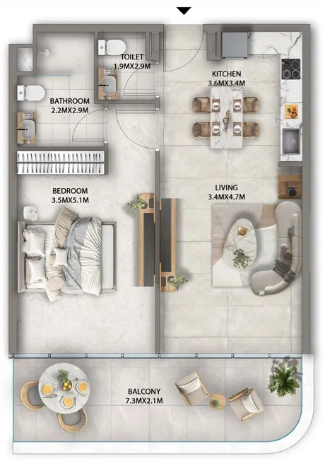 Karma Developers Antalya floor plan