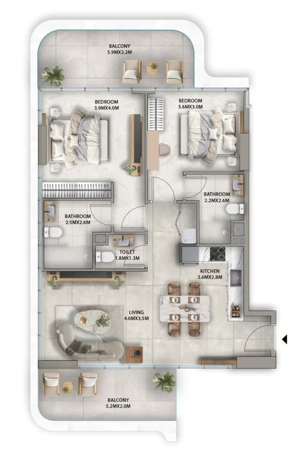 Karma Developers Antalya floor plan
