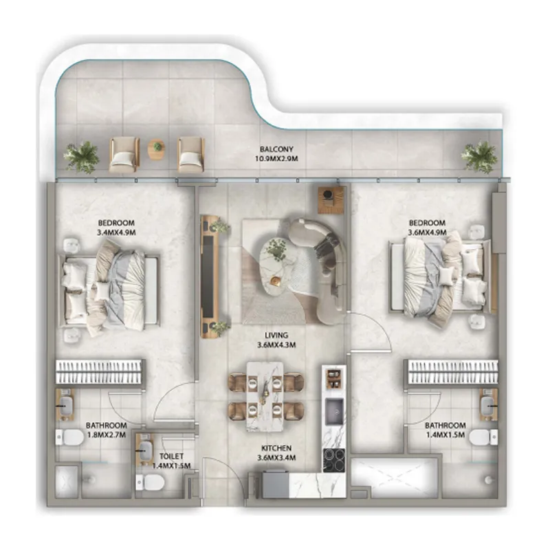 Karma Developers Antalya floor plan