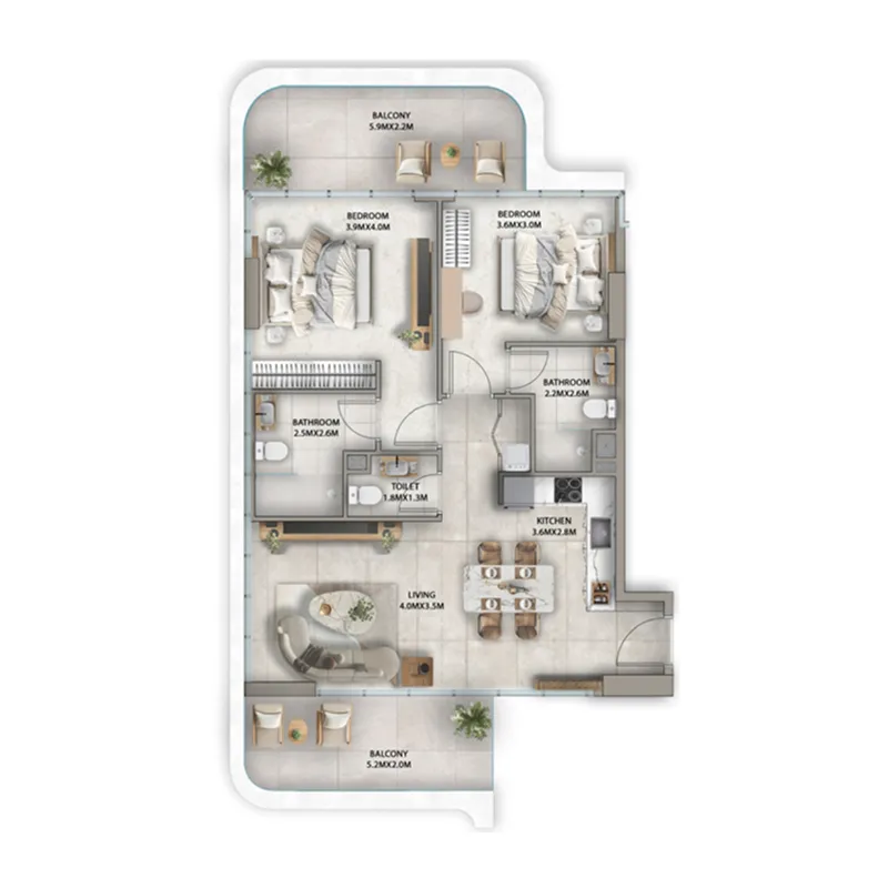 Karma Developers Antalya floor plan