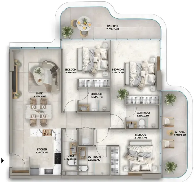 Karma Developers Antalya floor plan