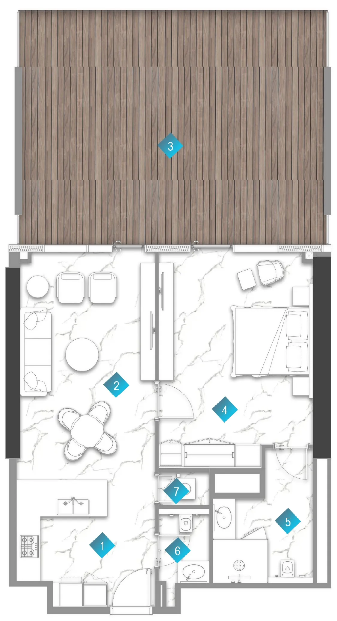 BNW Developments Aqua Arc floor plan