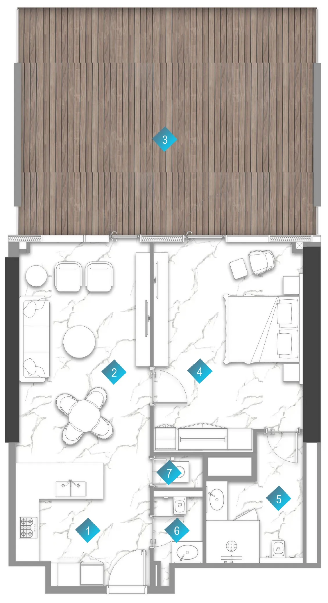 BNW Developments Aqua Arc floor plan