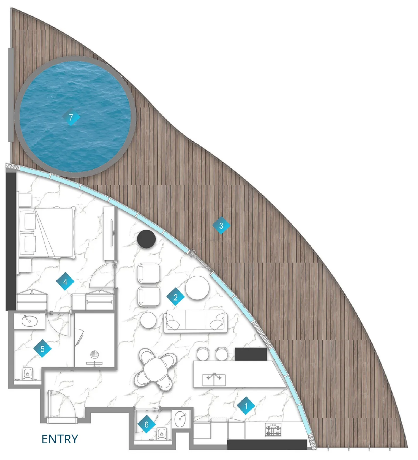 BNW Developments Aqua Arc floor plan
