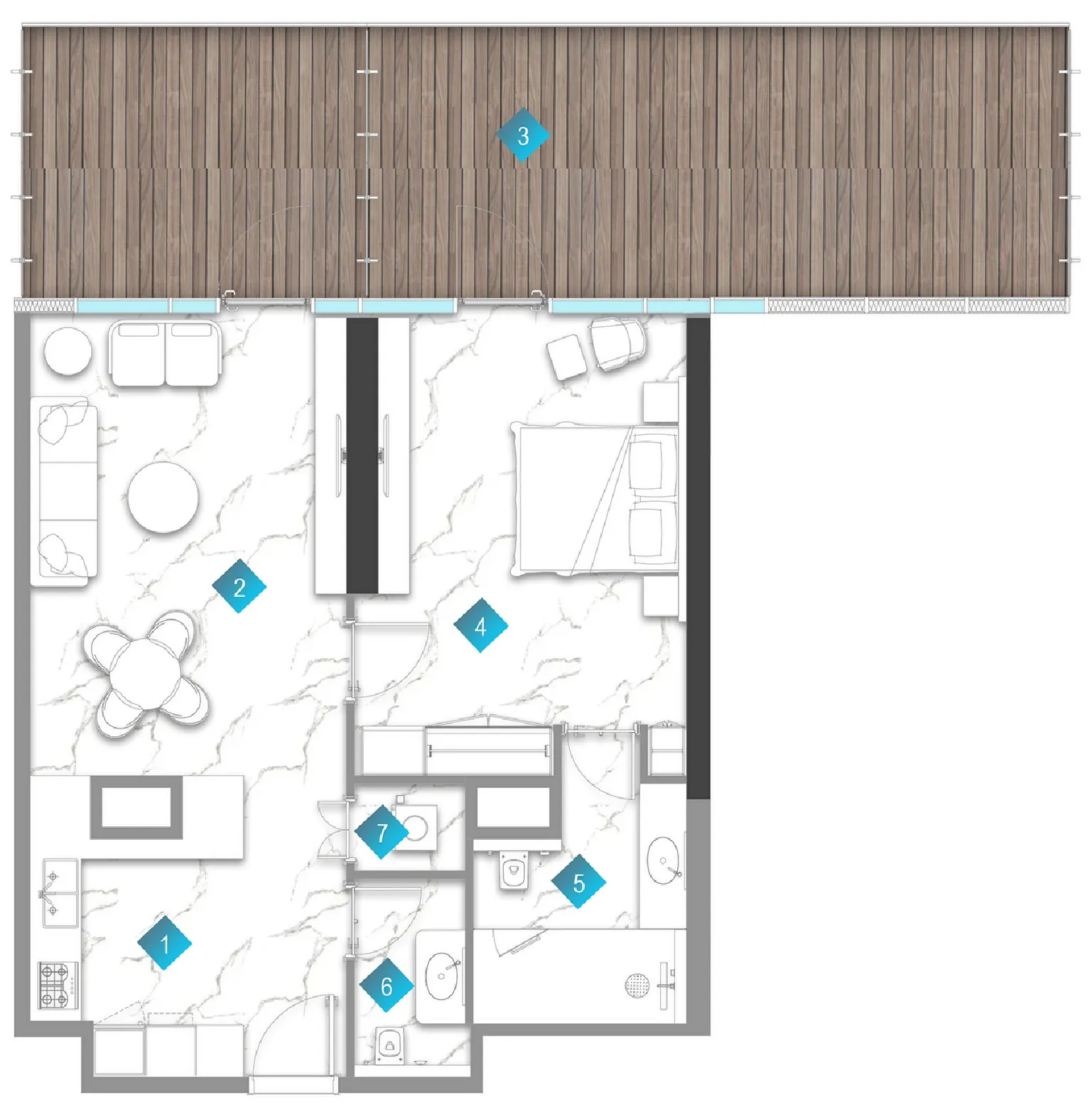 BNW Developments Aqua Arc floor plan