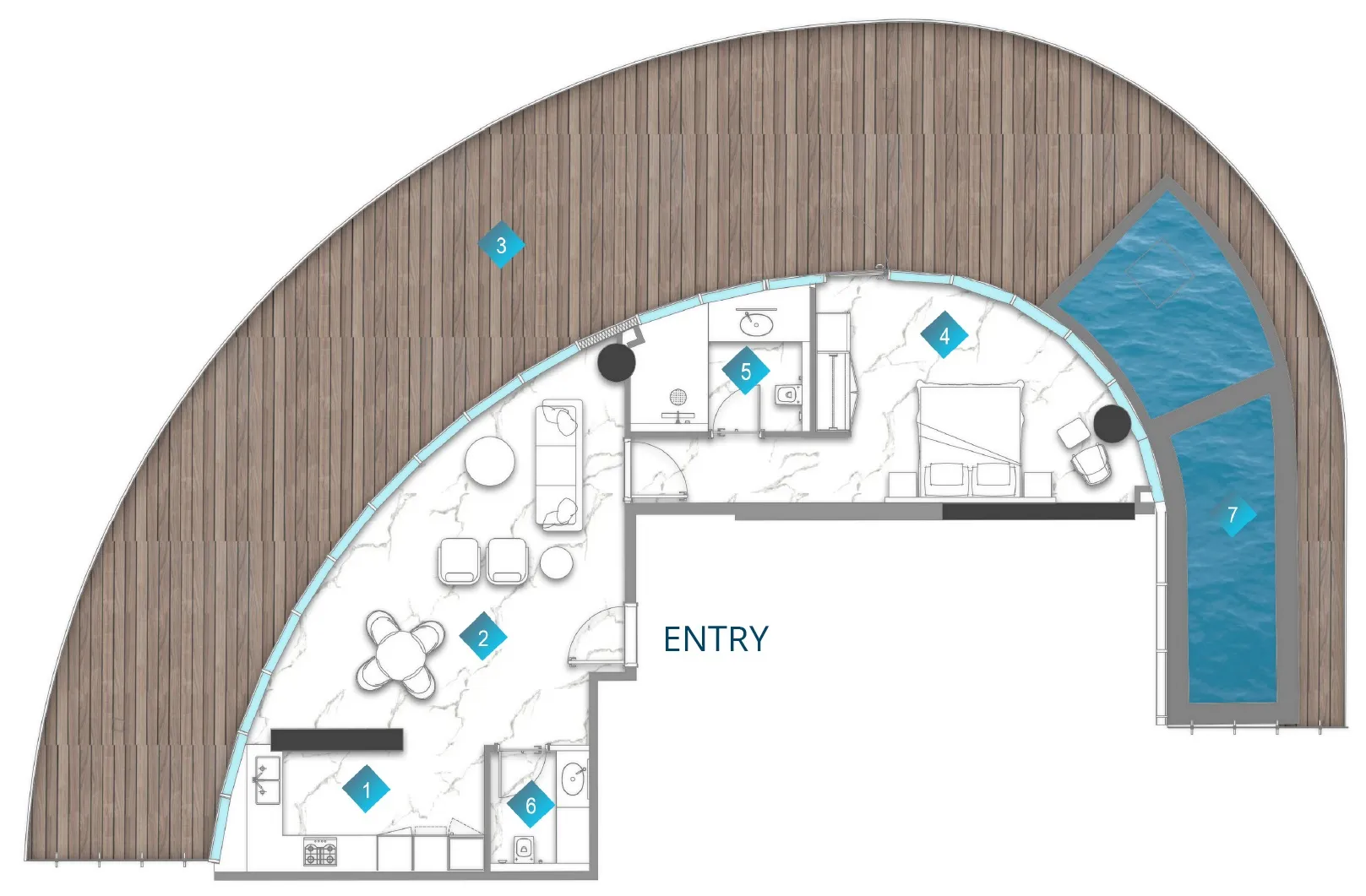 BNW Developments Aqua Arc floor plan