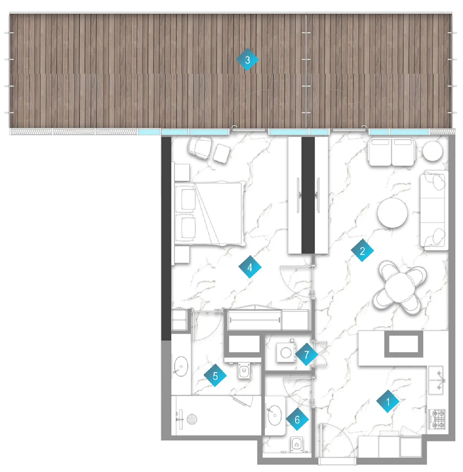 BNW Developments Aqua Arc floor plan