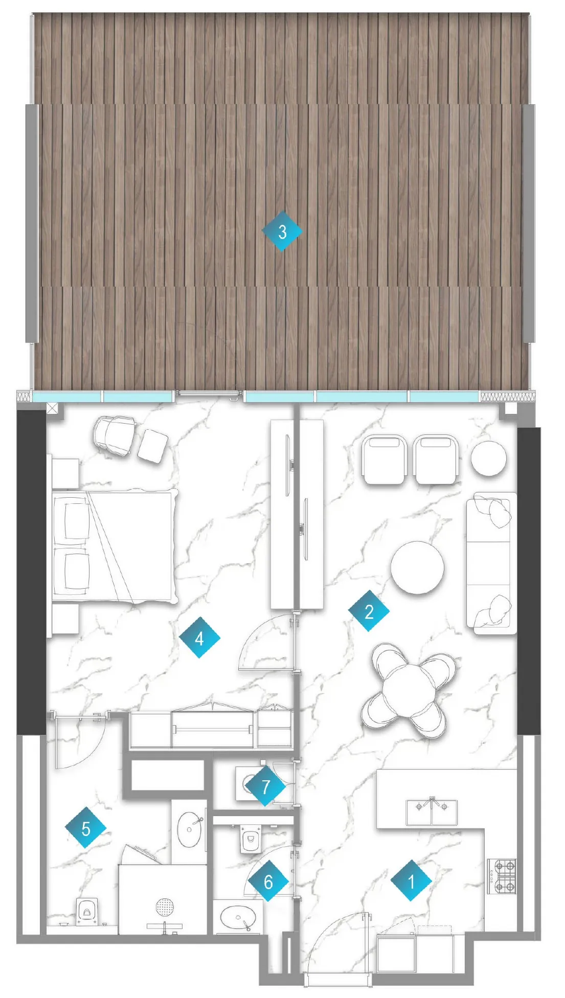 BNW Developments Aqua Arc floor plan