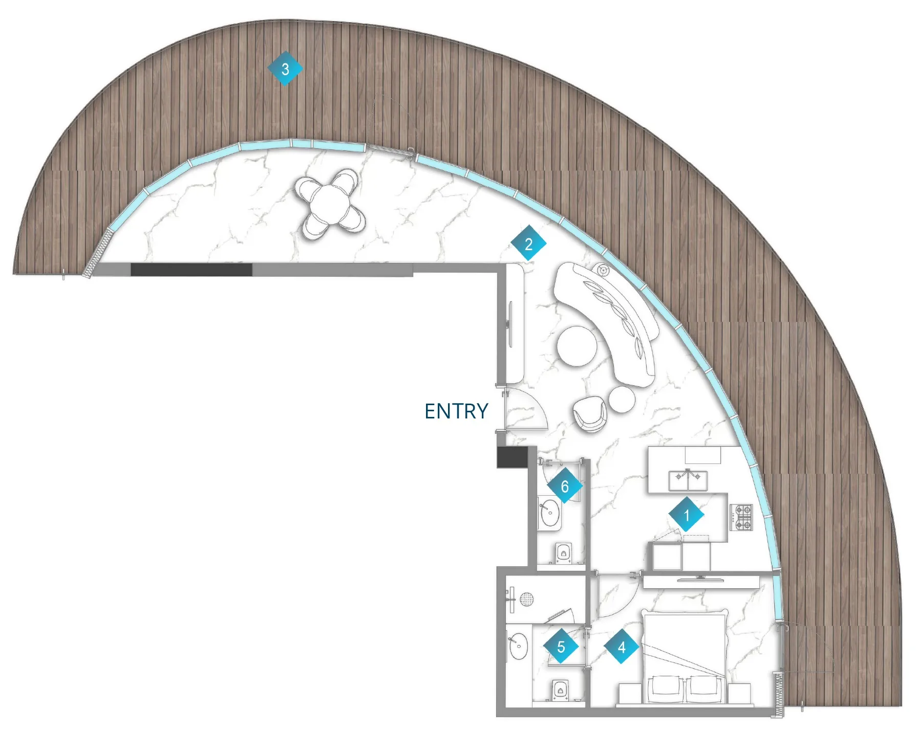 BNW Developments Aqua Arc floor plan