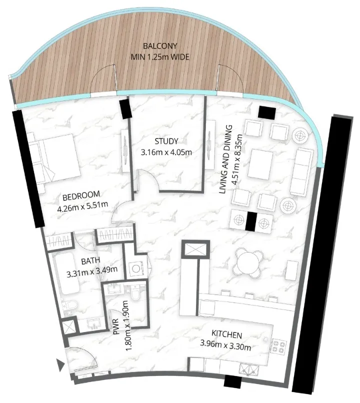 BNW Developments Aqua Arc floor plan