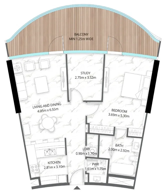 BNW Developments Aqua Arc floor plan