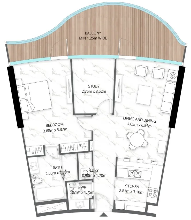 BNW Developments Aqua Arc floor plan