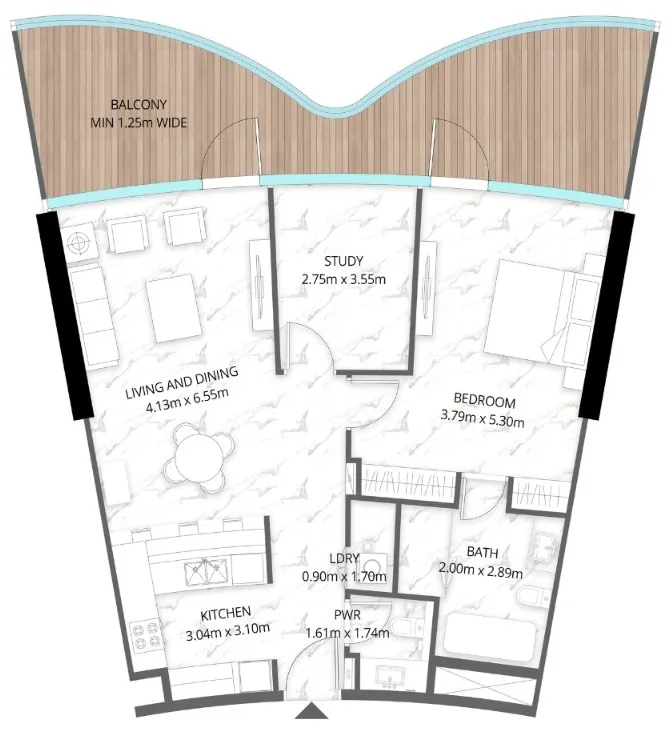 BNW Developments Aqua Arc floor plan