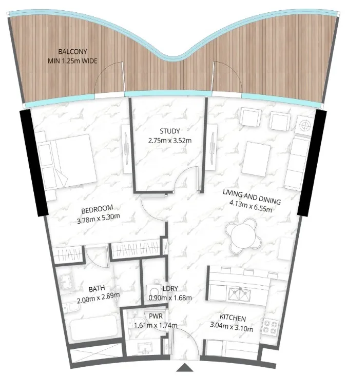 BNW Developments Aqua Arc floor plan